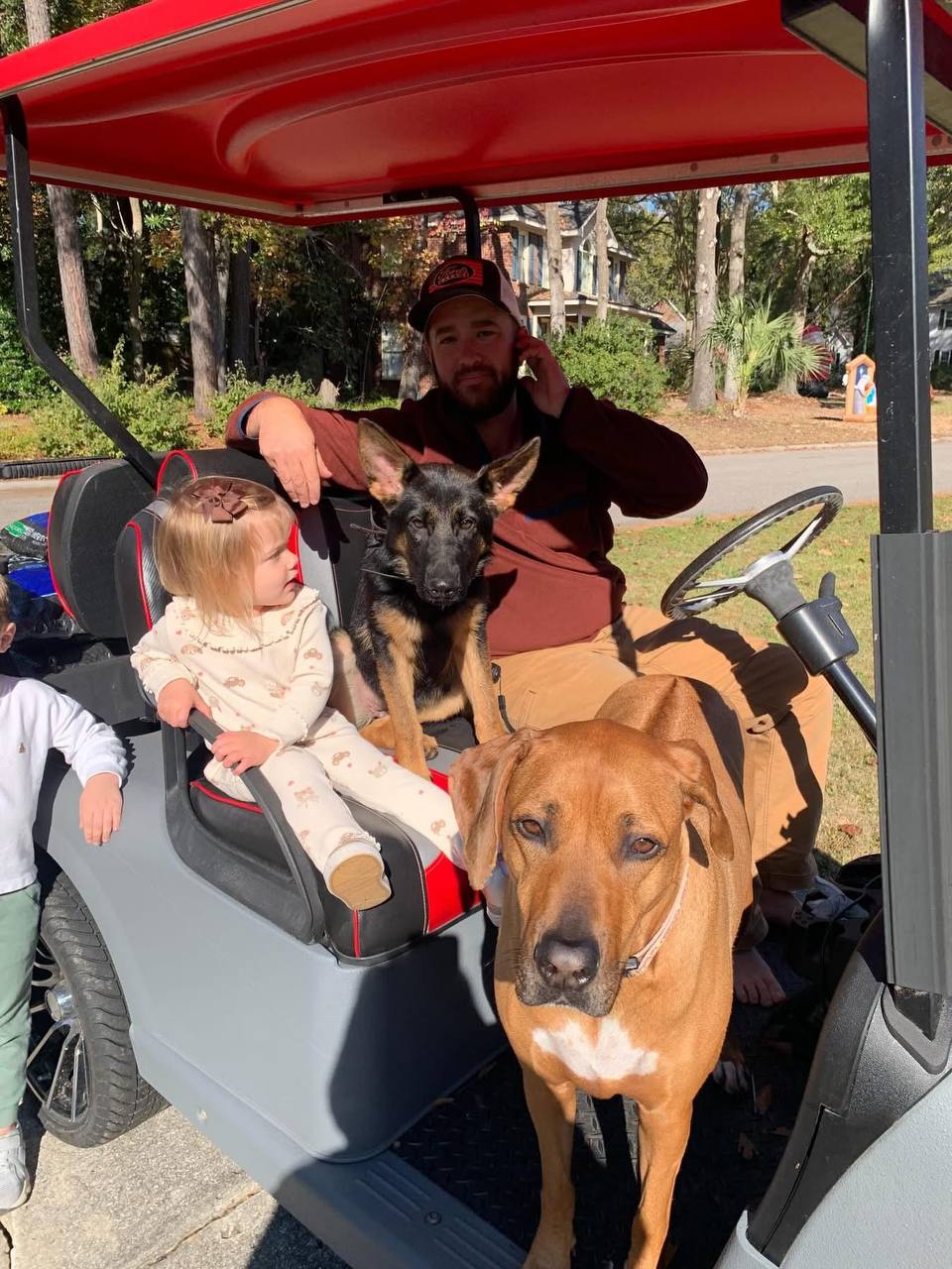 Golf Cart Dogs